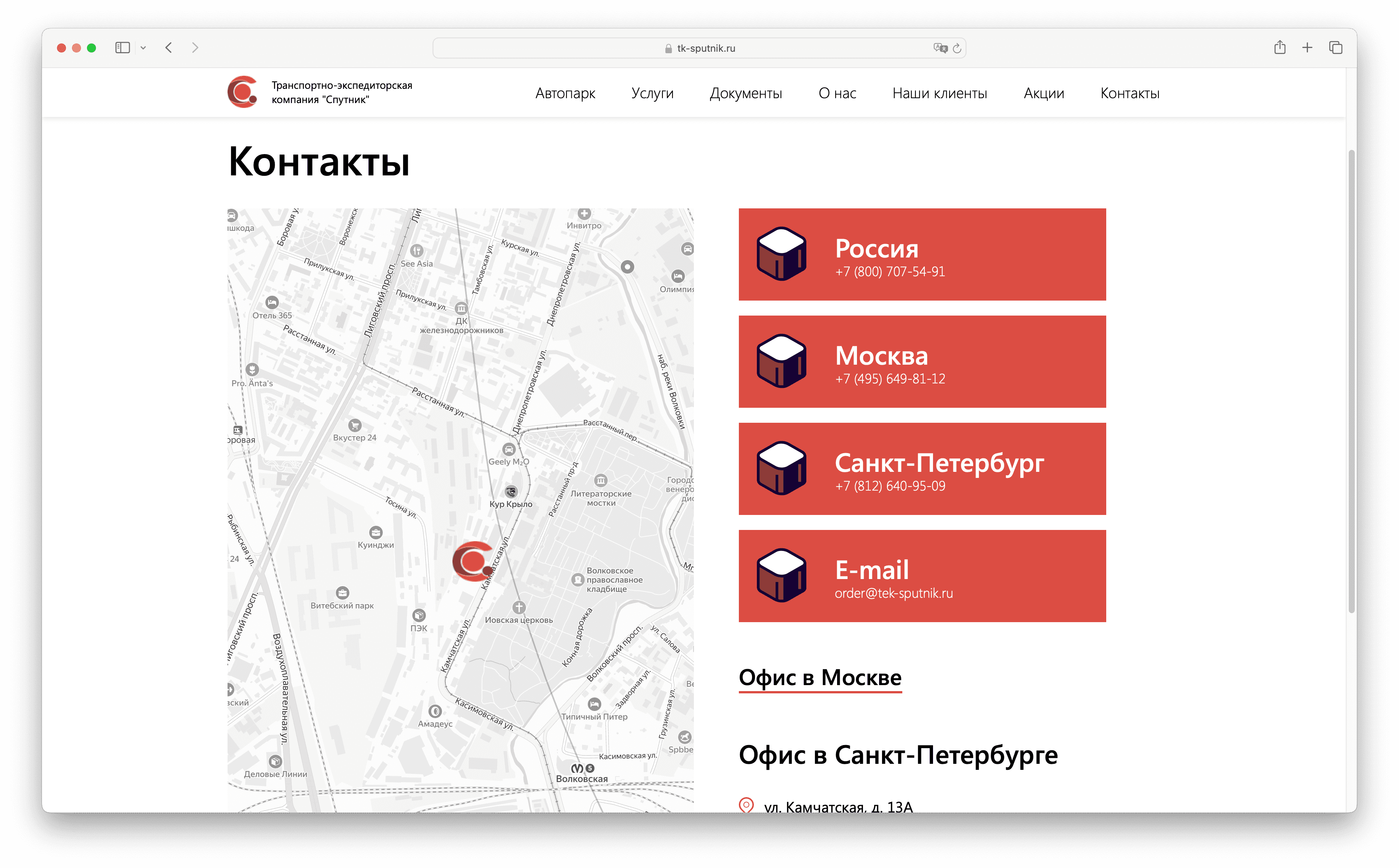 структура сайта